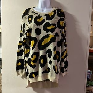 Forever 21, Knit sweater, animal print